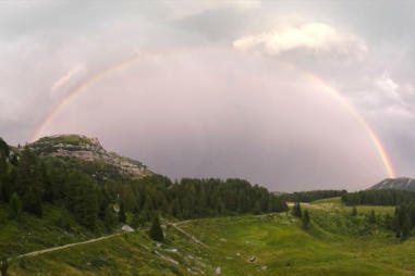 Rifugio Vincenzo Lancia arcobaleno
